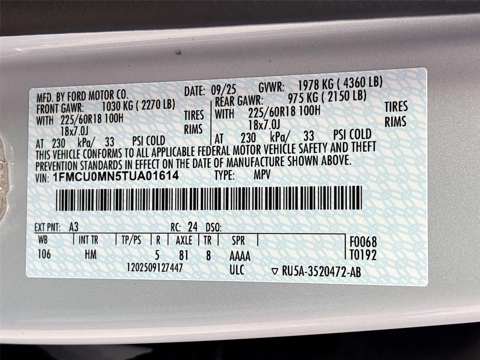 2026 Ford Escape ST-Line