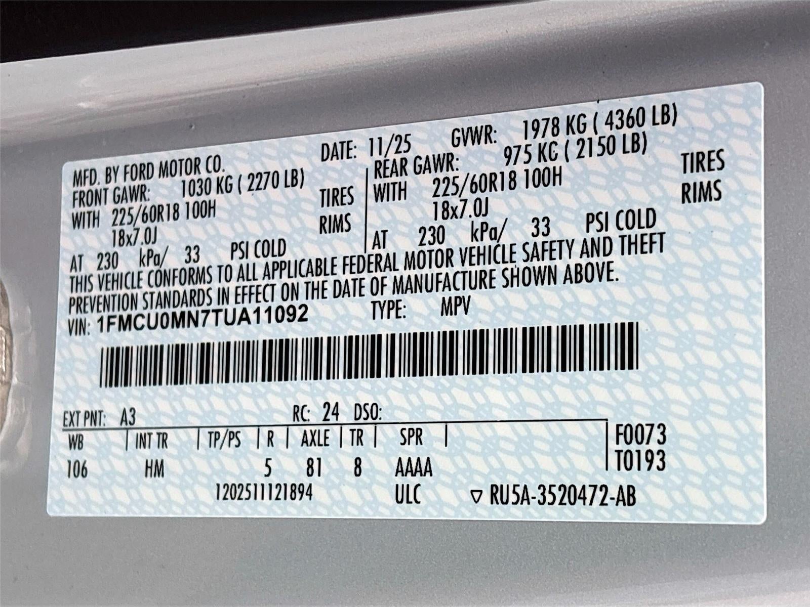 2026 Ford Escape ST-Line