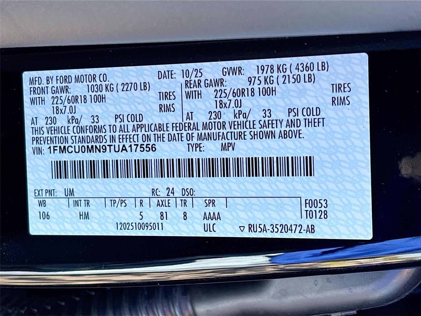 2026 Ford Escape ST-Line