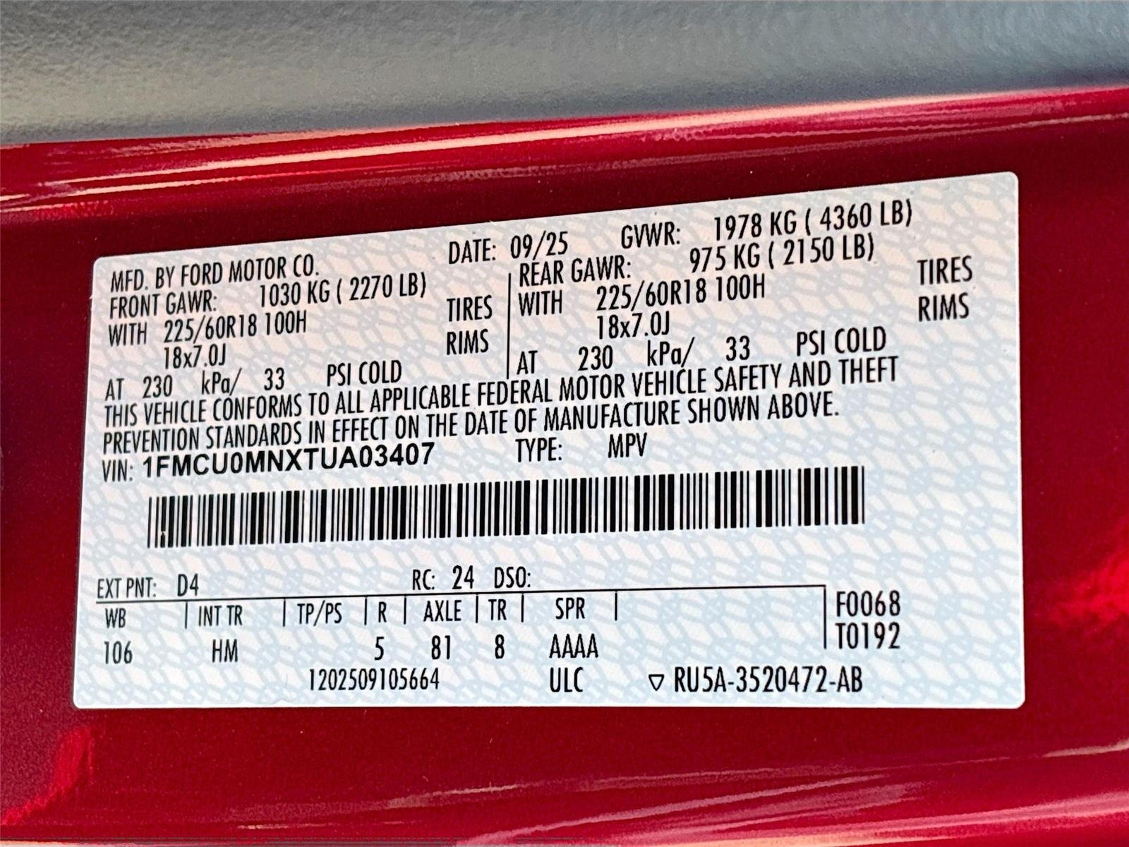 2026 Ford Escape ST-Line