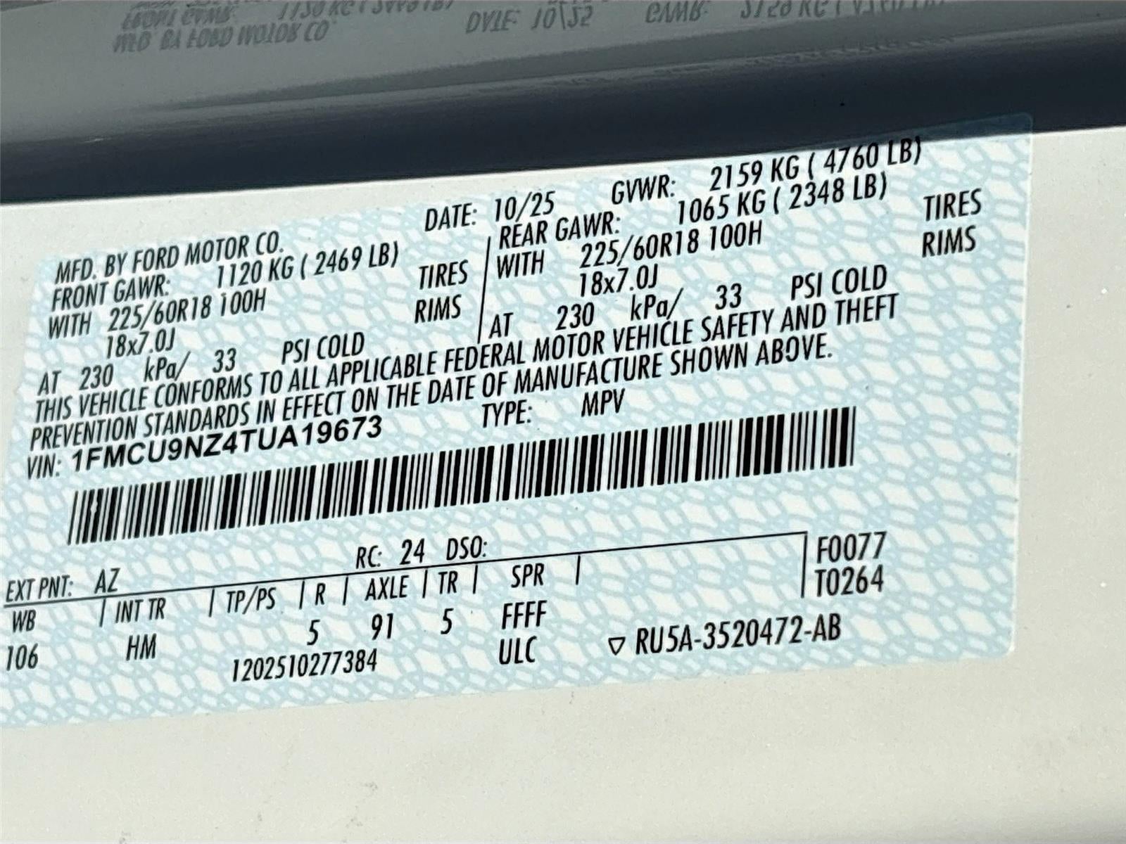 2026 Ford Escape ST-Line Select