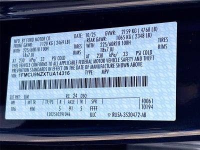 2026 Ford Escape ST-Line Select