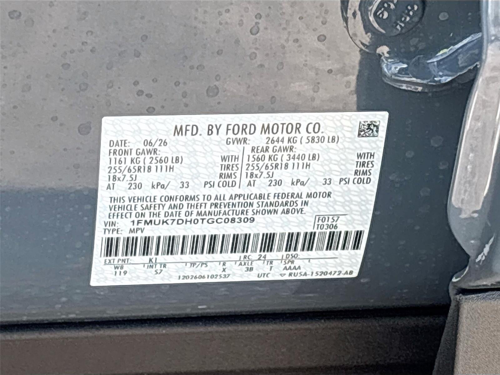 2026 Ford Explorer Active w/200A Pkg