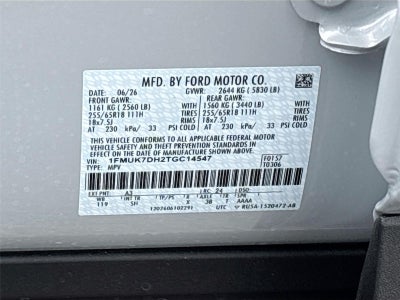 2026 Ford Explorer Active w/200A Pkg