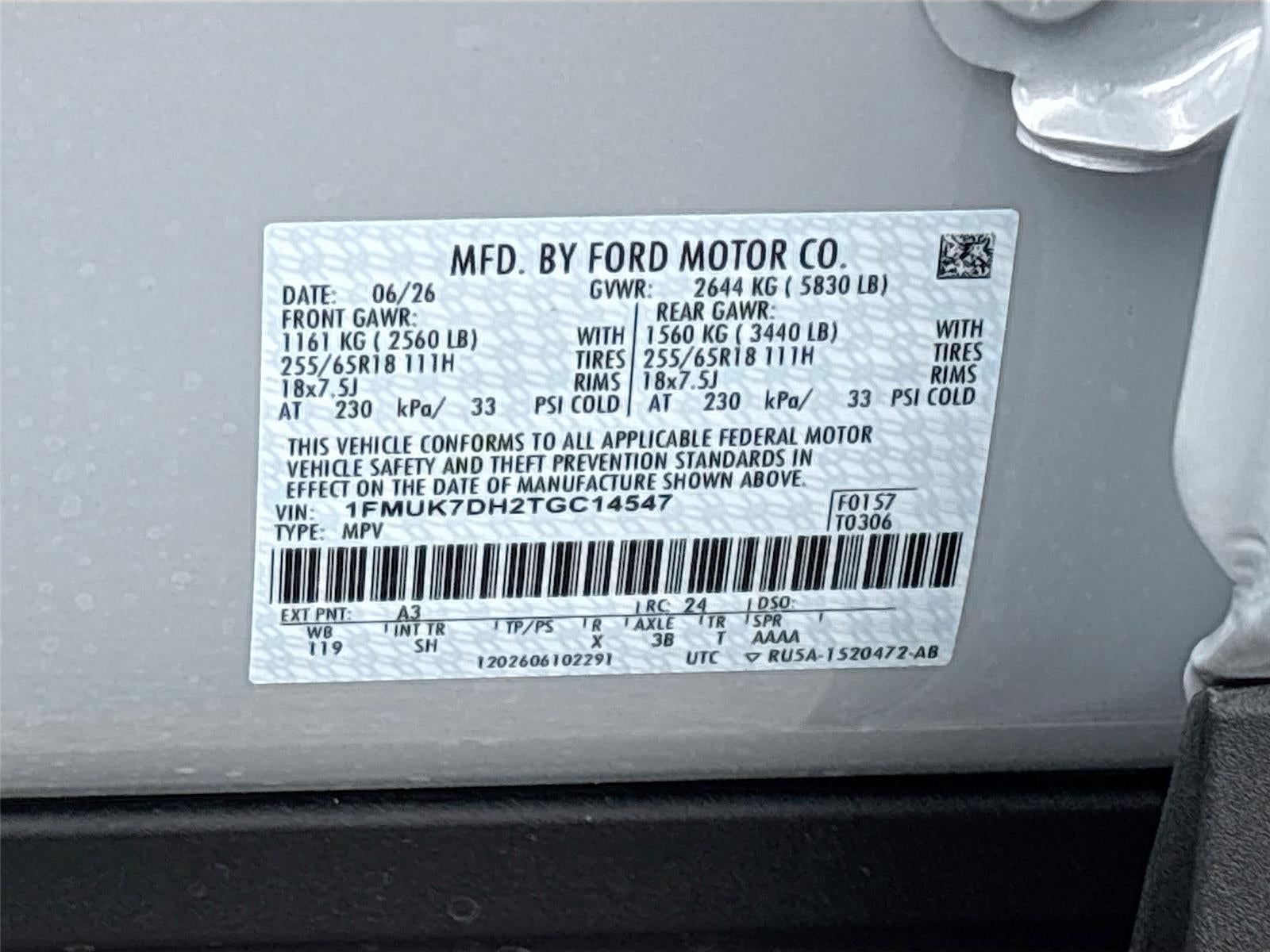 2026 Ford Explorer Active w/200A Pkg