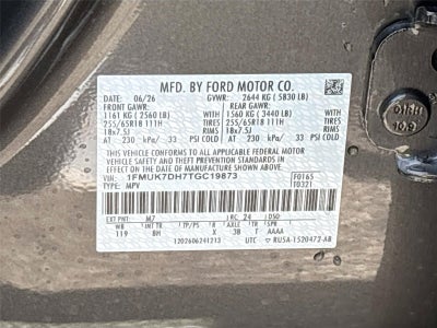 2026 FORD TRUCK Explorer Active w/100A Pkg