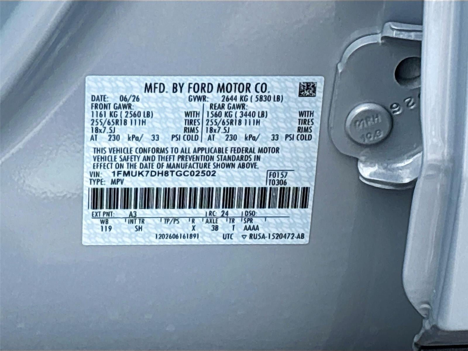 2026 Ford Explorer Active w/200A Pkg