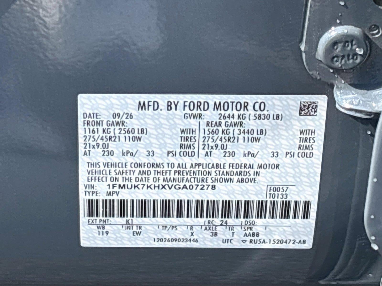 2027 Ford Explorer ST-Line
