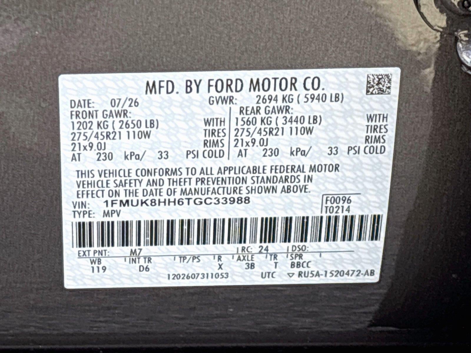 2026 Ford Explorer Platinum