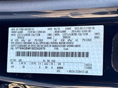 2025 Ford Super Duty F-250 SRW LARIAT Waldoch M80X