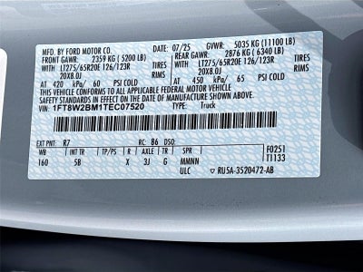 2026 Ford Super Duty F-250 SRW LARIAT Black Widow