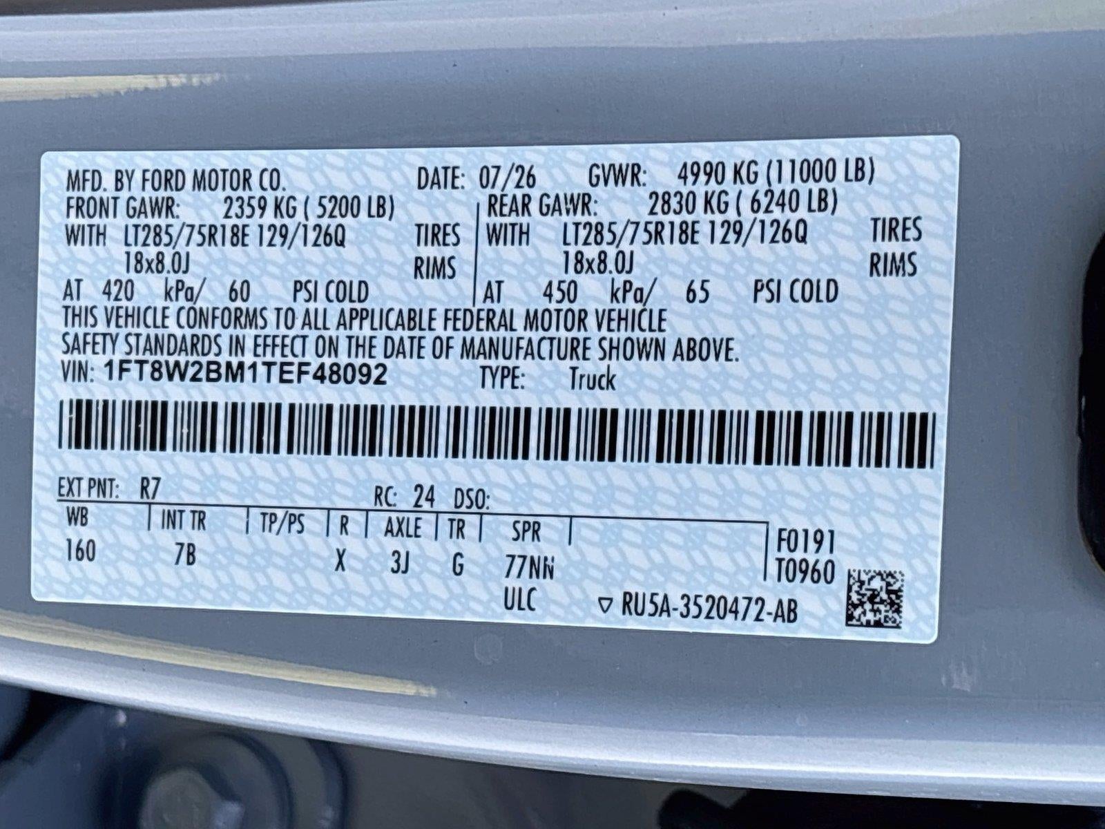 2026 Ford Super Duty F-250 Srw Platinum