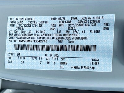 2026 Ford Super Duty F-250 SRW LARIAT