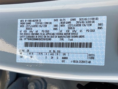 2025 Ford Super Duty F-250 SRW LARIAT