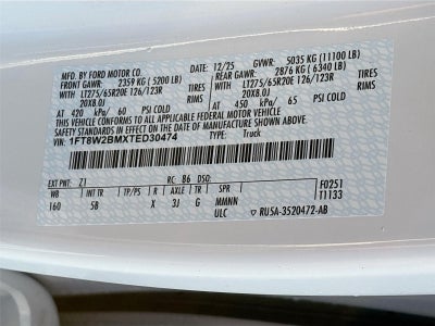 2026 Ford Super Duty F-250 SRW LARIAT