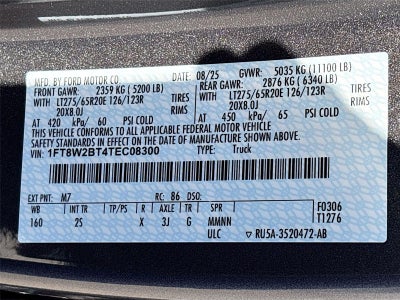 2026 Ford Super Duty F-250 XLT SRW Black Widow