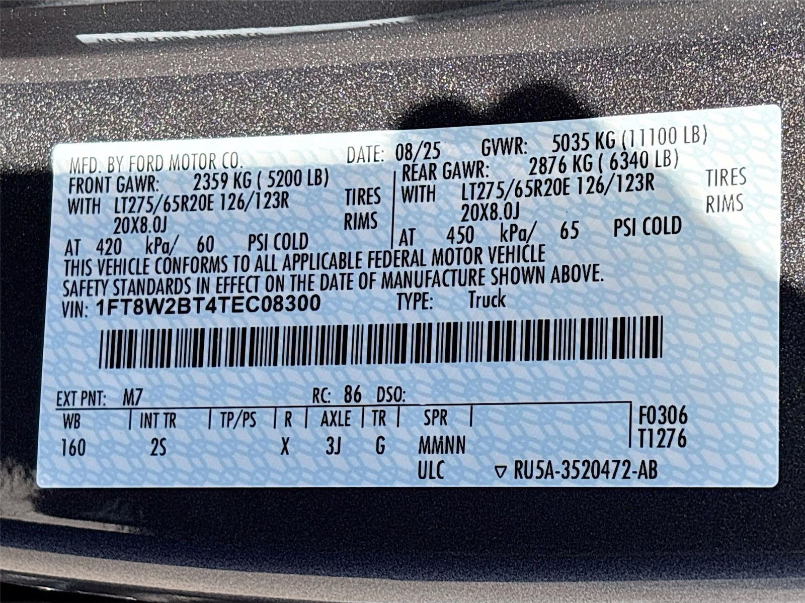 2026 Ford Super Duty F-250 XLT SRW Black Widow