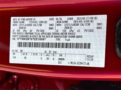 2026 Ford Super Duty F-250 SRW LARIAT