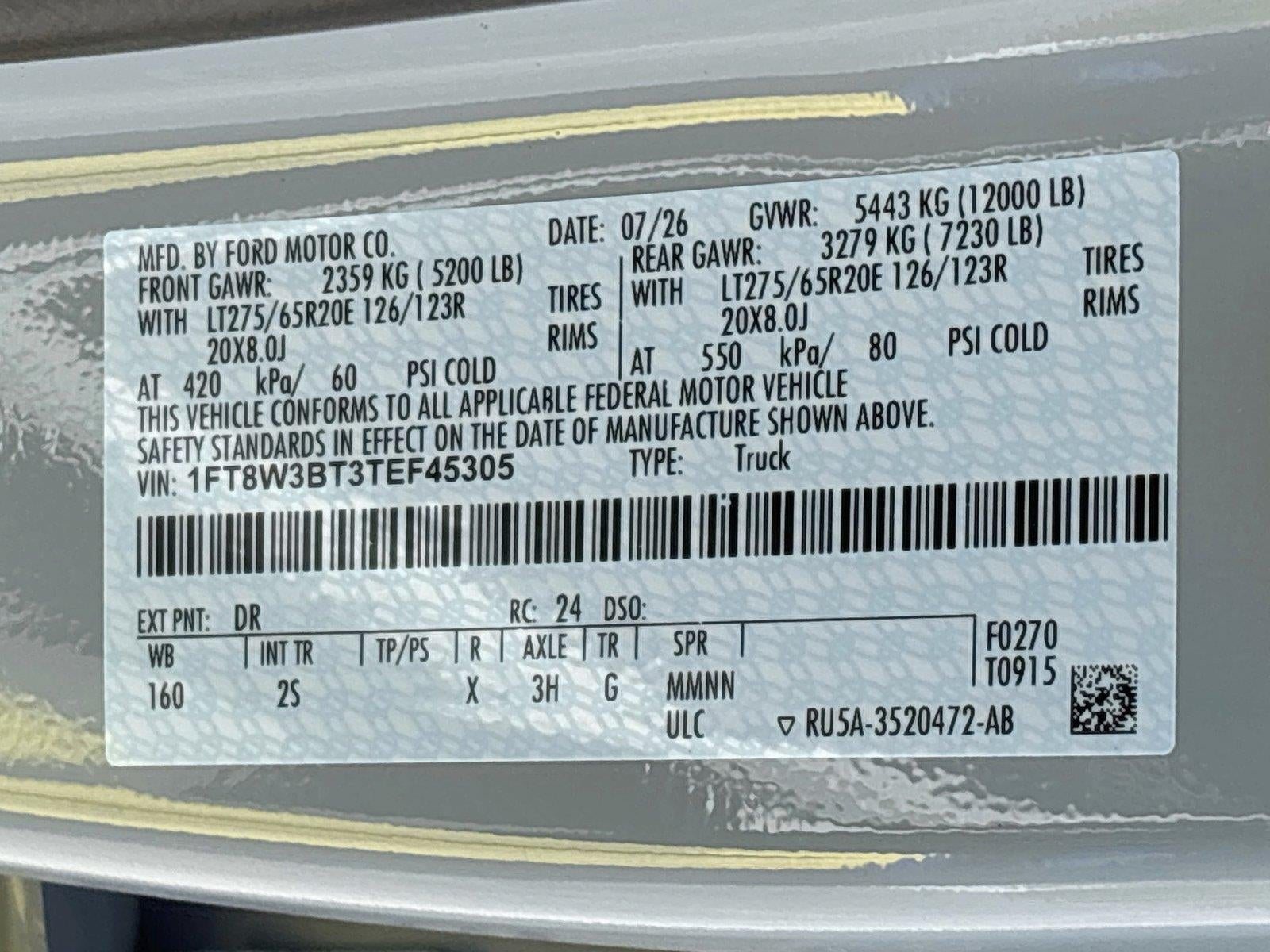 2026 Ford Super Duty F-350 Srw XLT