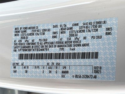 2026 Ford Super Duty F-350 SRW LARIAT