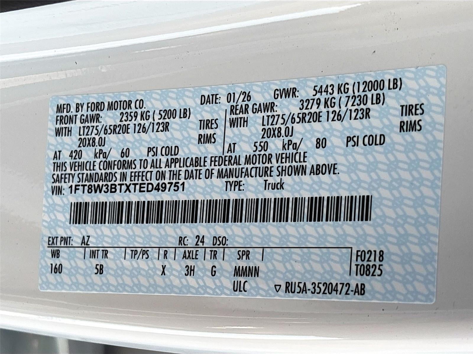 2026 Ford Super Duty F-350 SRW LARIAT