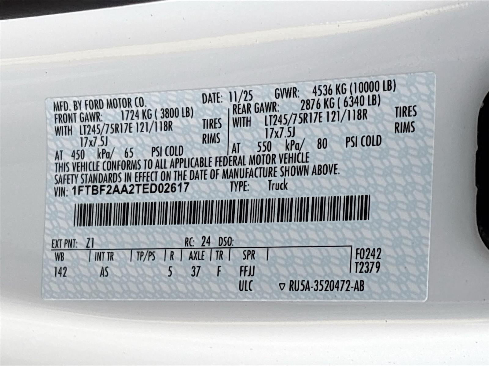 2026 Ford Super Duty F-250 SRW XL