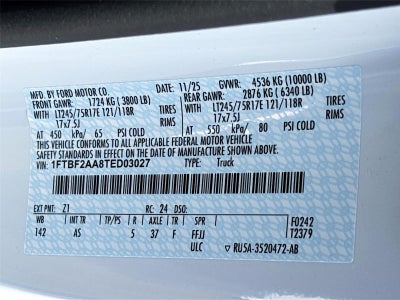 2026 Ford Super Duty F-250 SRW XL