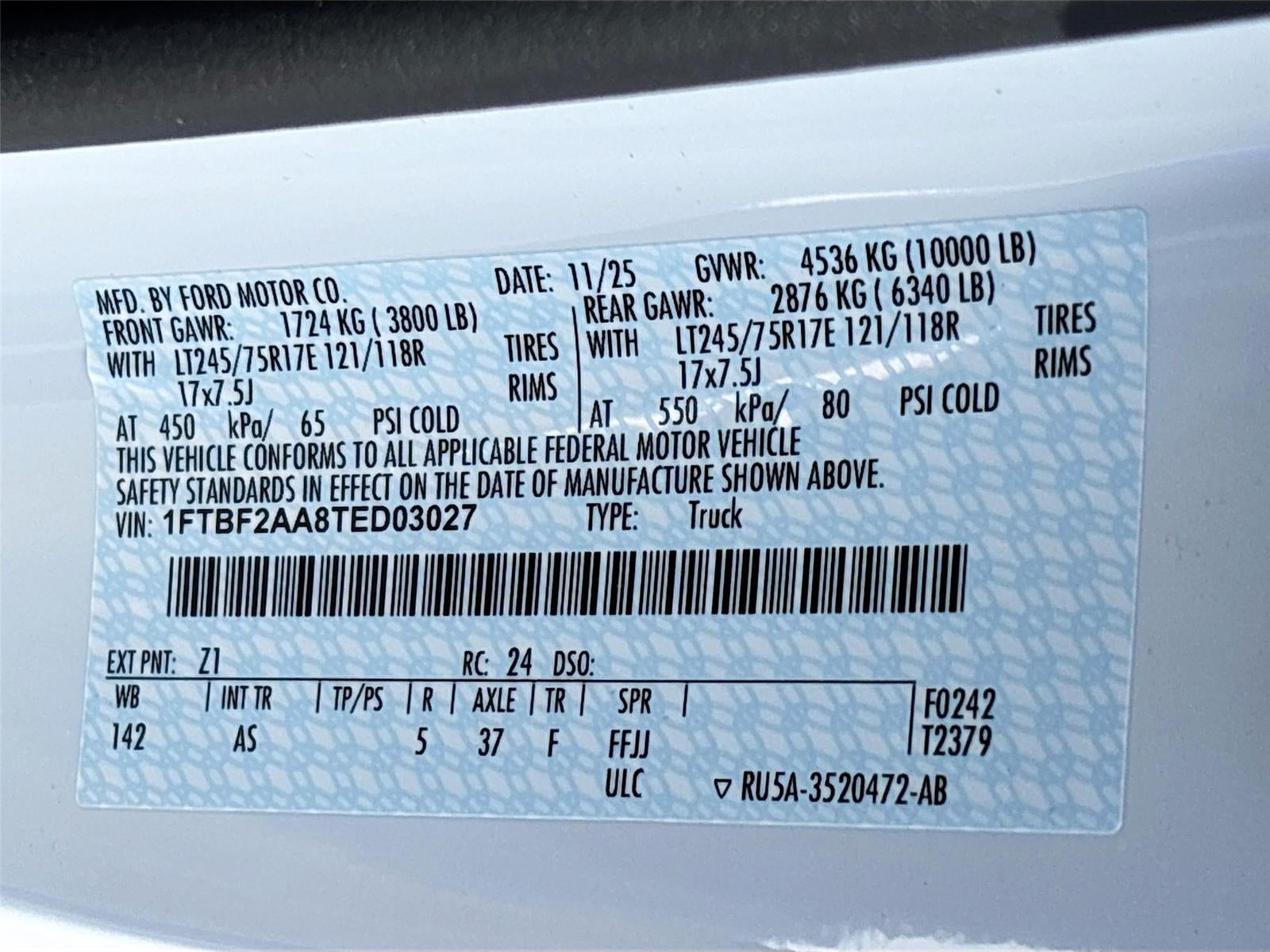 2026 Ford Super Duty F-250 SRW XL