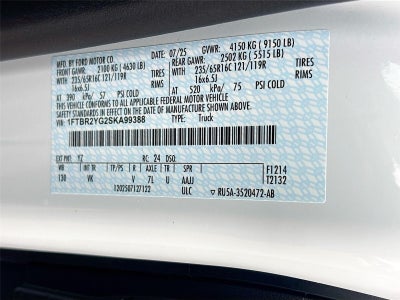 2025 Ford Transit Cargo Van T-250 130" Low Rf 9070 GVWR AWD