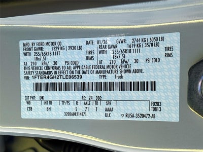 2026 Ford Ranger XLT