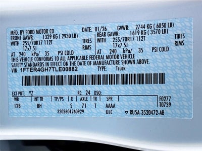 2026 Ford Ranger XLT