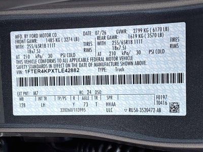 2026 Ford Ranger LARIAT