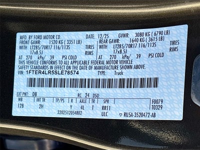 2025 Ford Ranger Raptor