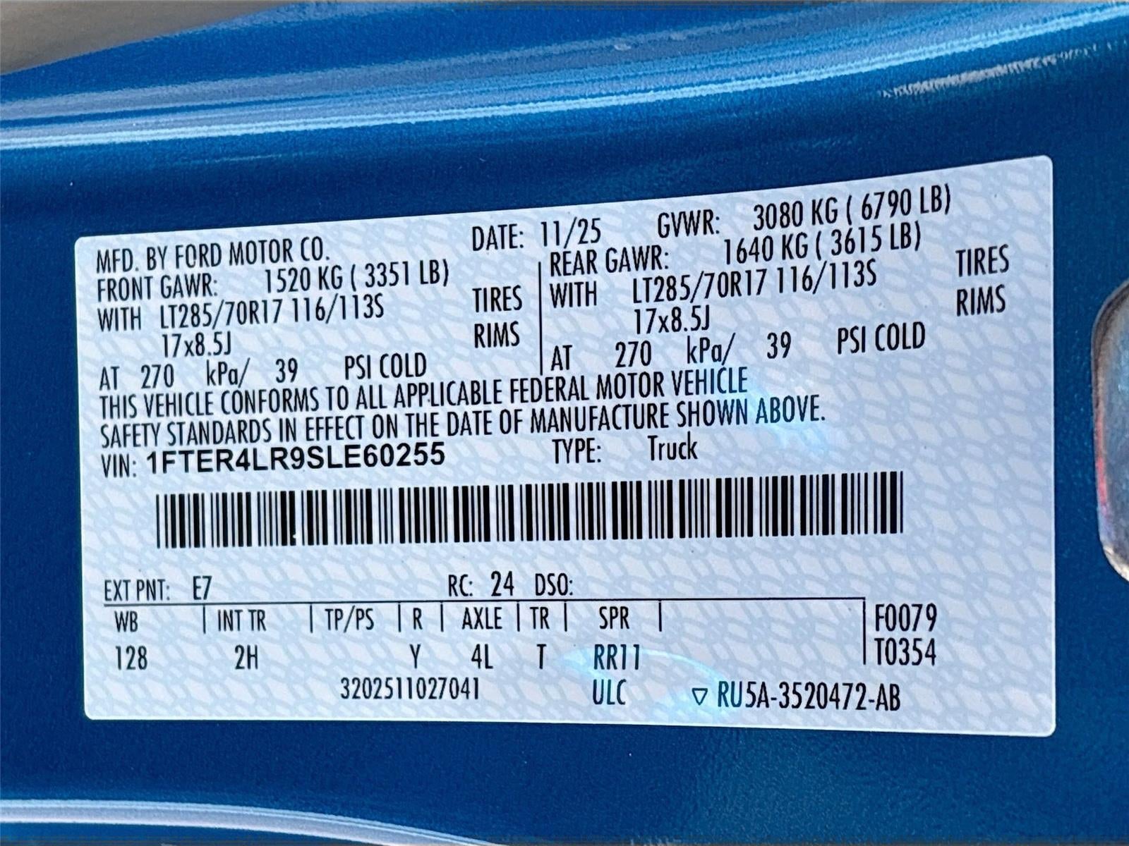 2025 Ford Ranger Raptor