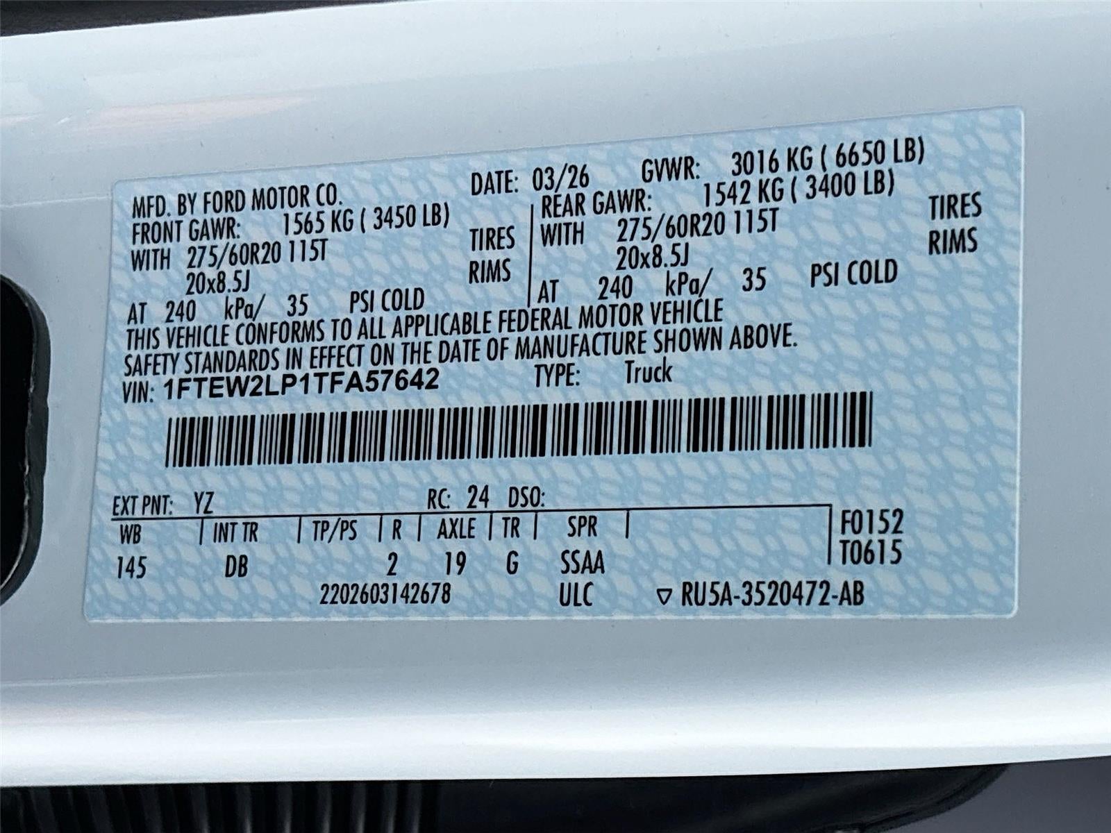 2026 Ford F-150 STX DARK TRAIL ACCESSORY PACKAGE