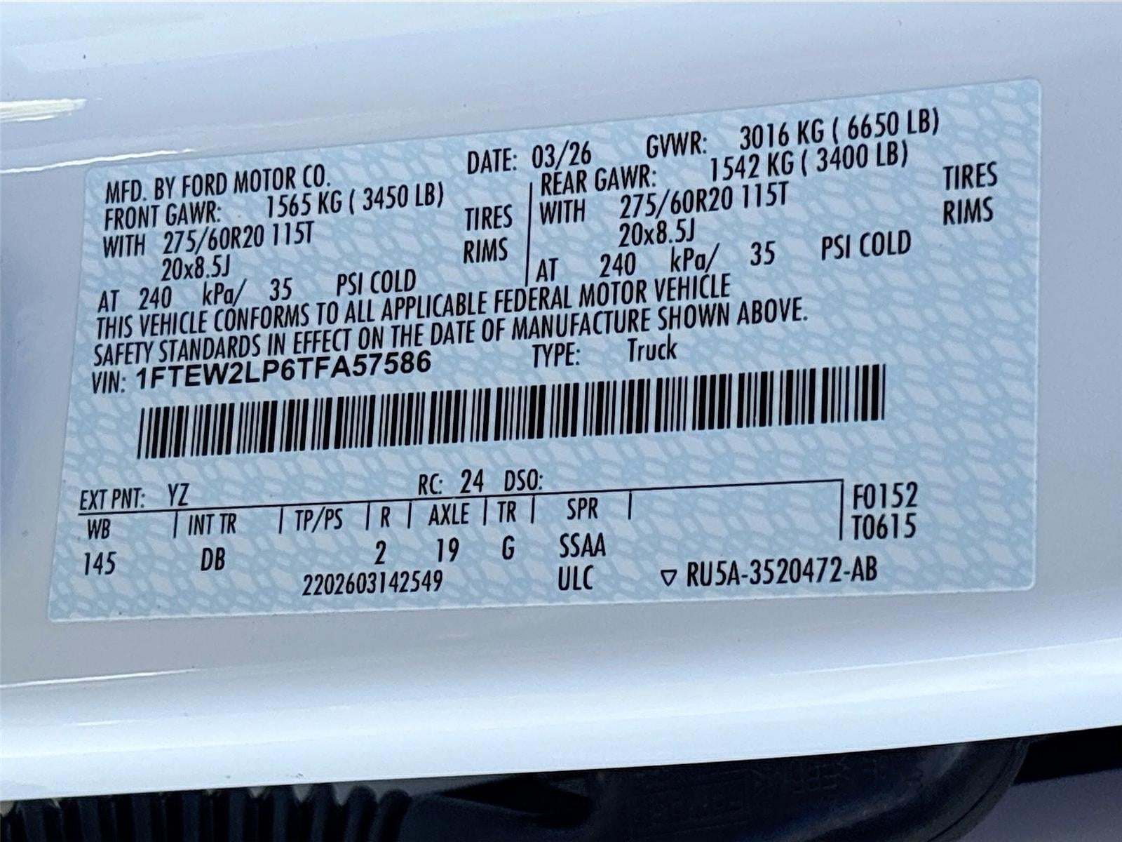 2026 Ford F-150 STX DARK TRAIL ACCESSORY PACKAGE
