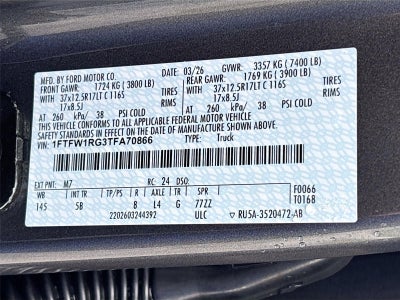 2026 Ford F-150 Raptor