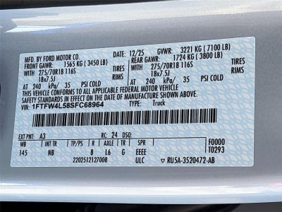 2025 Ford F-150 Tremor