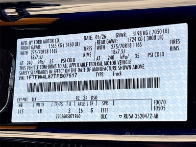 2026 Ford F-150 Tremor