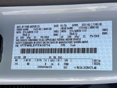 2026 Ford F-150 LARIAT