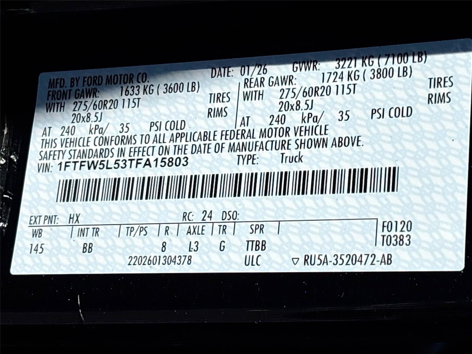 2026 Ford F-150 LARIAT