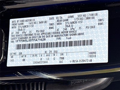 2026 Ford F-150 LARIAT