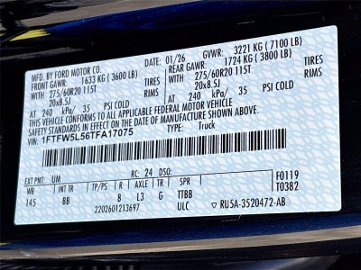 2026 Ford F-150 LARIAT