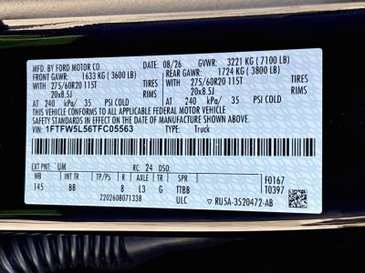 2026 Ford F-150 LARIAT