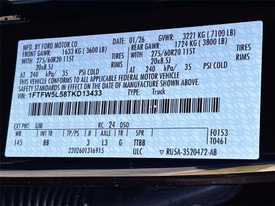 2026 Ford F-150 LARIAT