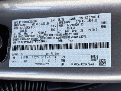 2026 Ford F-150 LARIAT