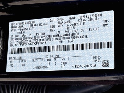 2026 FORD TRUCK F-150 SERIES LARIAT