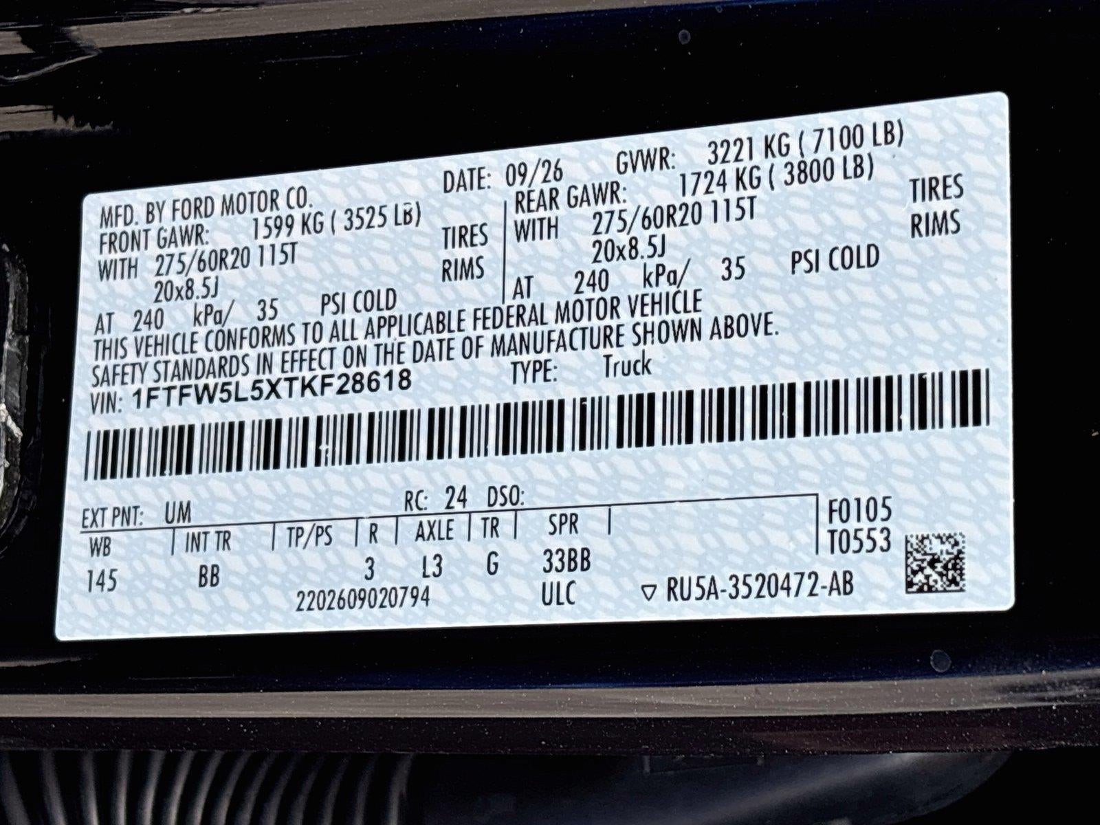2026 FORD TRUCK F-150 SERIES LARIAT