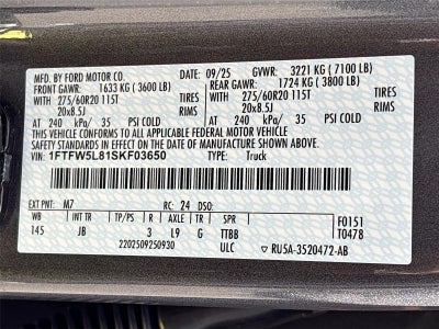 2025 Ford F-150 LARIAT