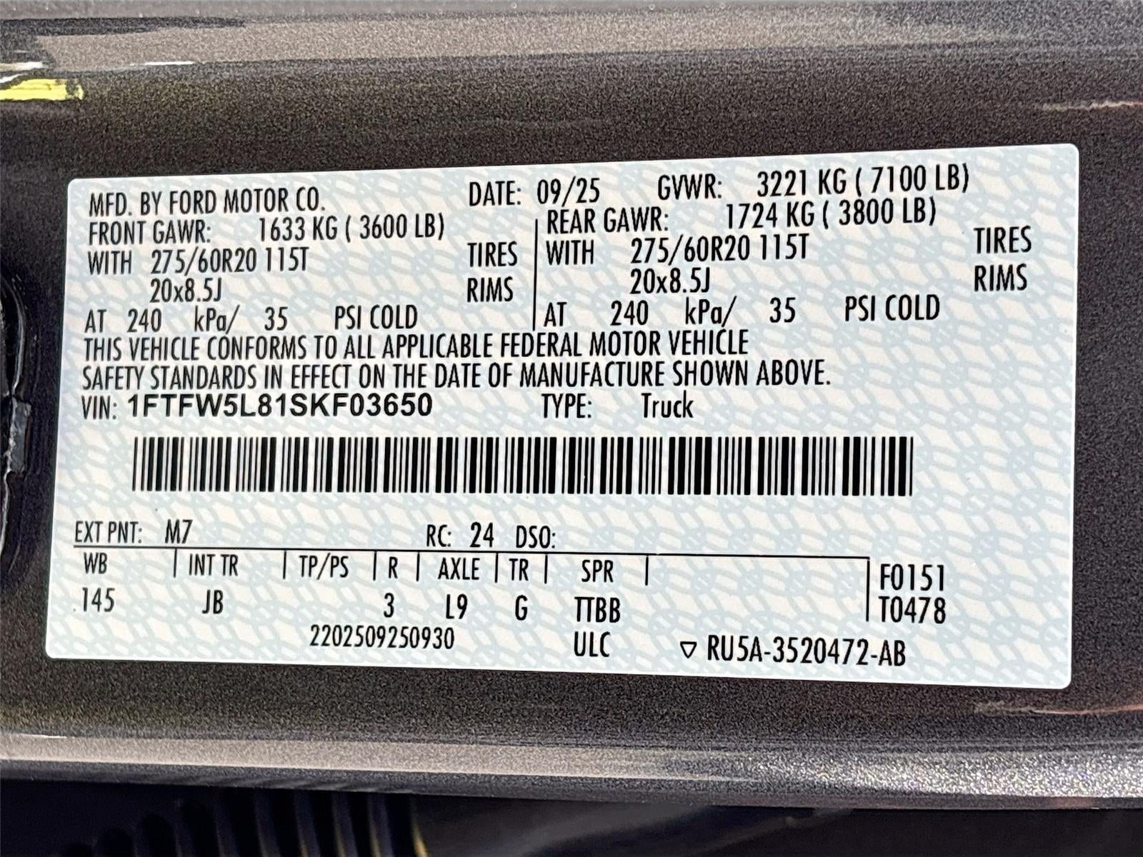 2025 Ford F-150 LARIAT